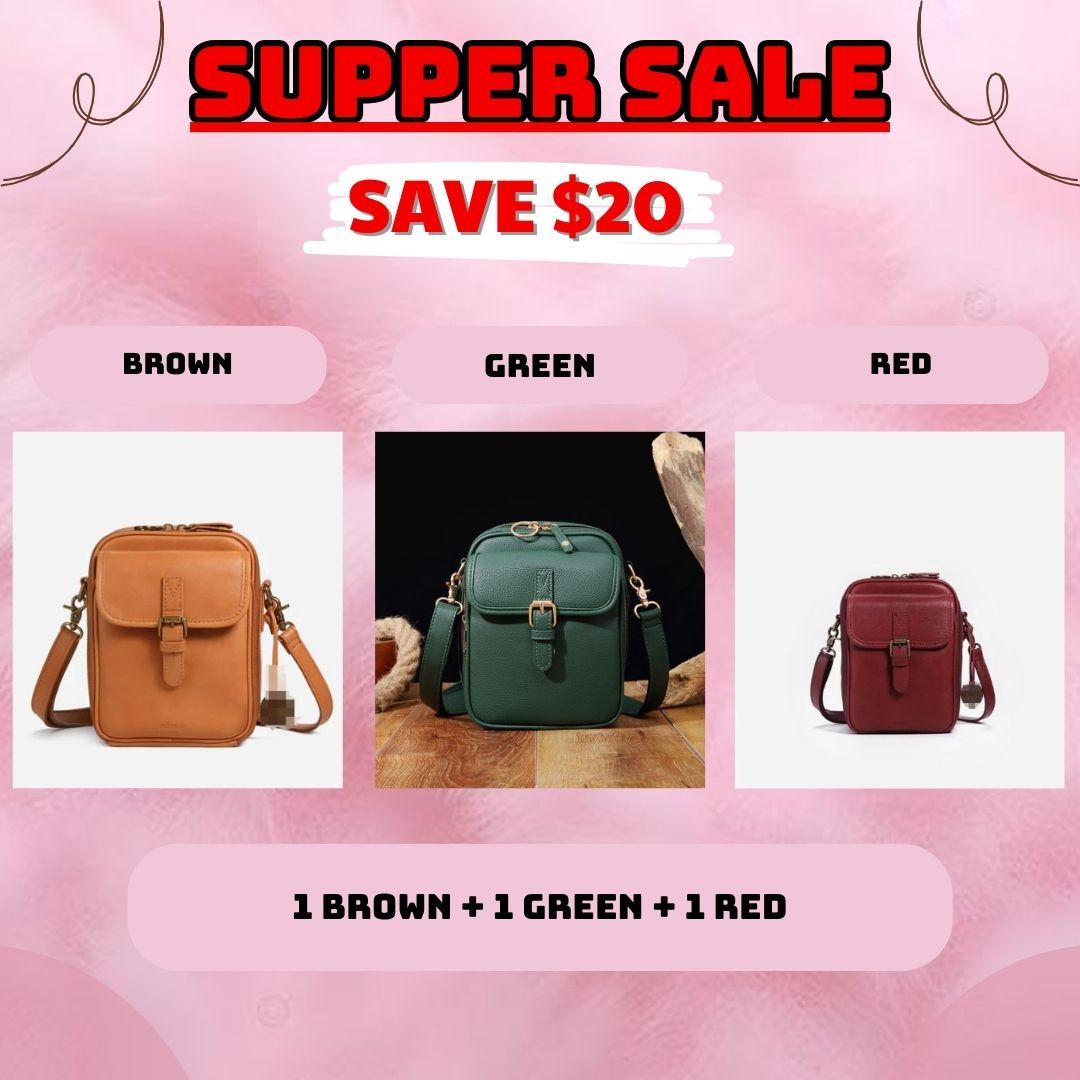 👜Crossbody Leather Bag🎒 - Image 26