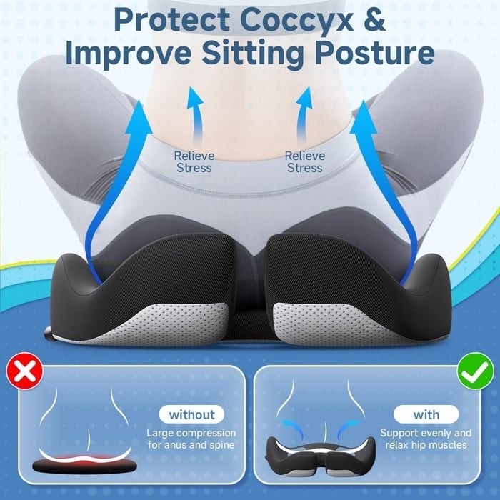 🎁LAST DAY 49% OFF🎁Ergonomic Memory Foam Seat Cushion - Image 2
