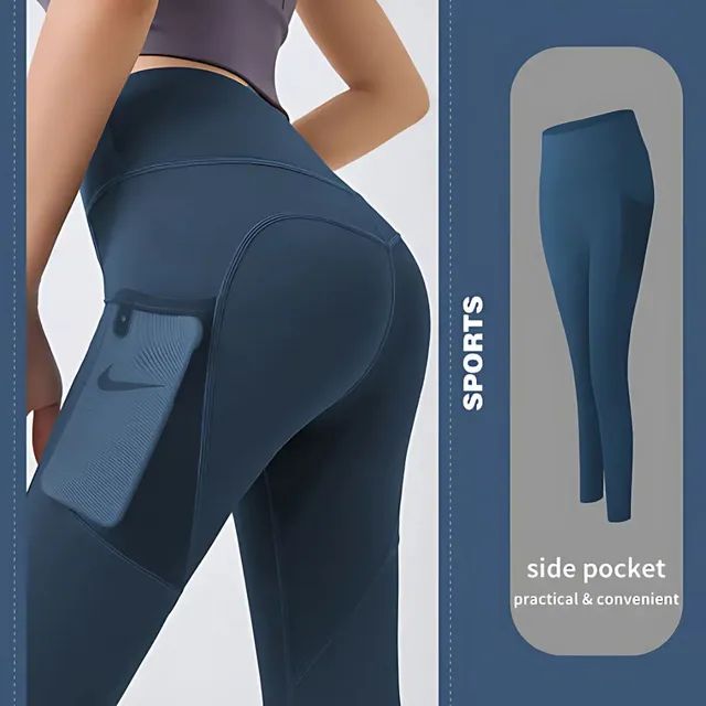 🔥Hot Sale 49% OFF🔥High Waisted Tummy Control Side Pocket Shaping Training Leggings - Image 2