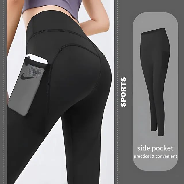 🔥Hot Sale 49% OFF🔥High Waisted Tummy Control Side Pocket Shaping Training Leggings - Image 3