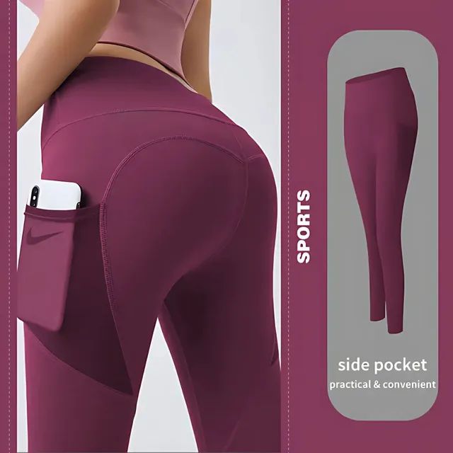 🔥Hot Sale 49% OFF🔥High Waisted Tummy Control Side Pocket Shaping Training Leggings - Image 6