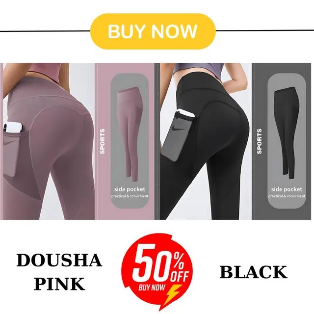 🔥Hot Sale 49% OFF🔥High Waisted Tummy Control Side Pocket Shaping Training Leggings - Image 10