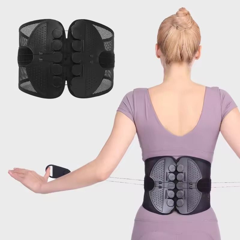 Adjustable Lumbar Support Belt Lower Back Brace - Image 2
