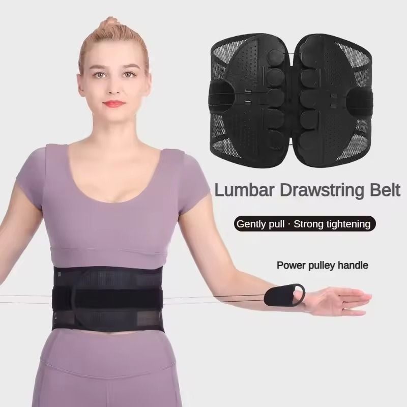 Adjustable Lumbar Support Belt Lower Back Brace - Image 6