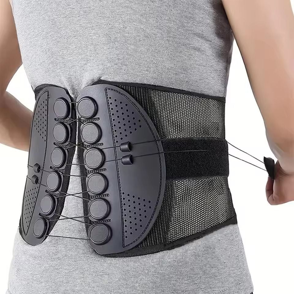 Adjustable Lumbar Support Belt Lower Back Brace - Image 7