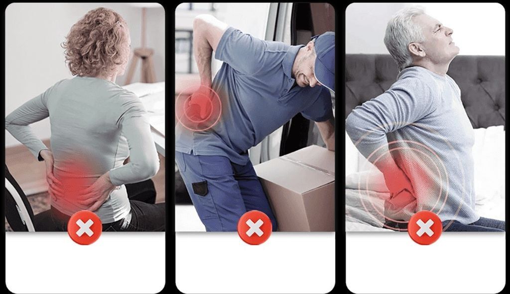 Adjustable Lumbar Support Belt Lower Back Brace - Image 9