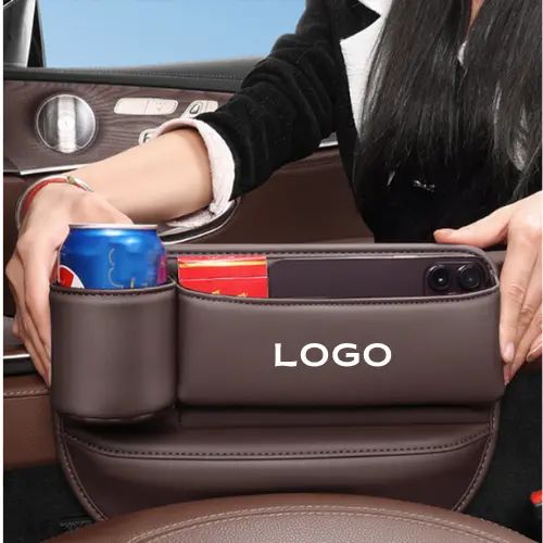 Car Leather Cup Holder Gap Bag - Image 3
