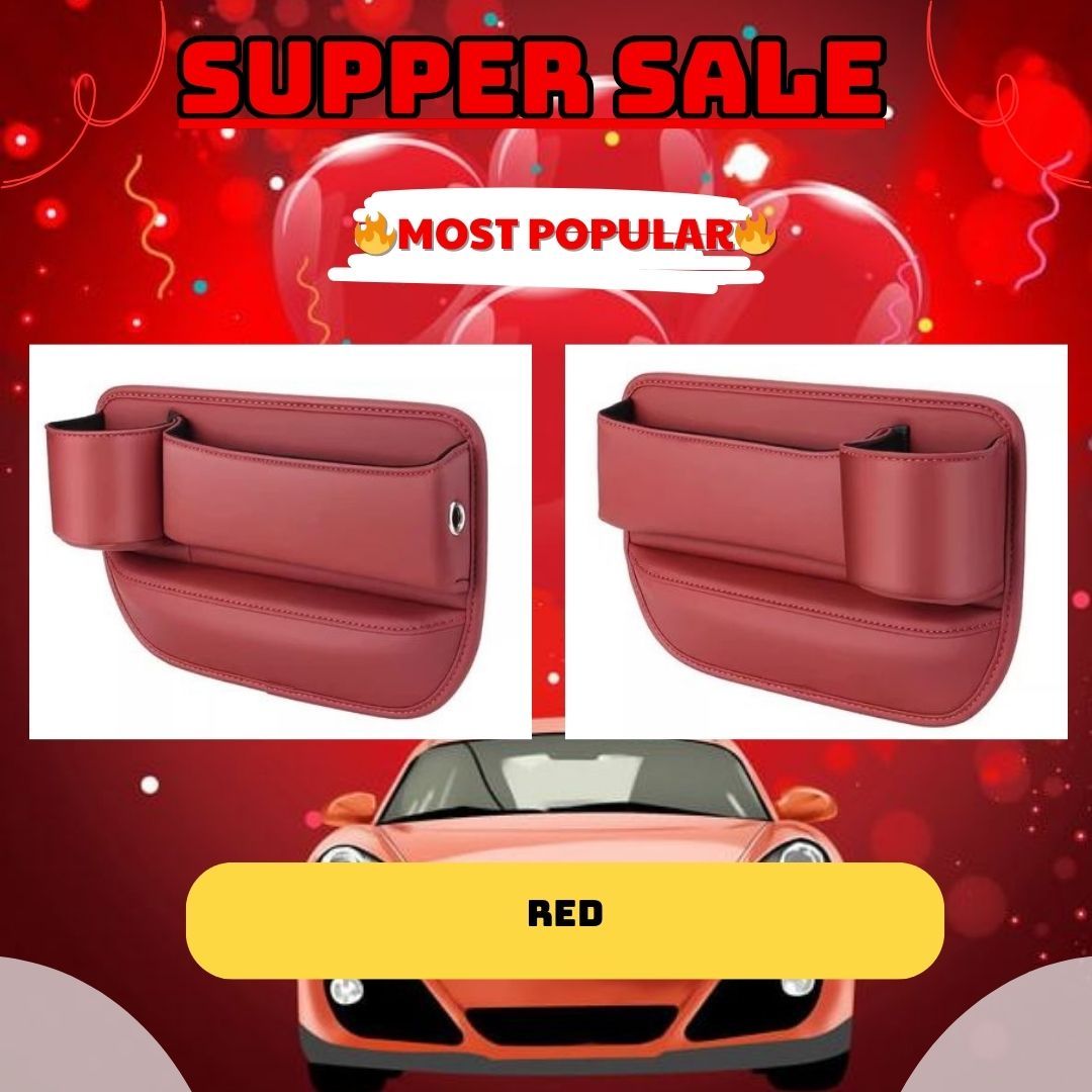 Car Leather Cup Holder Gap Bag - Image 6