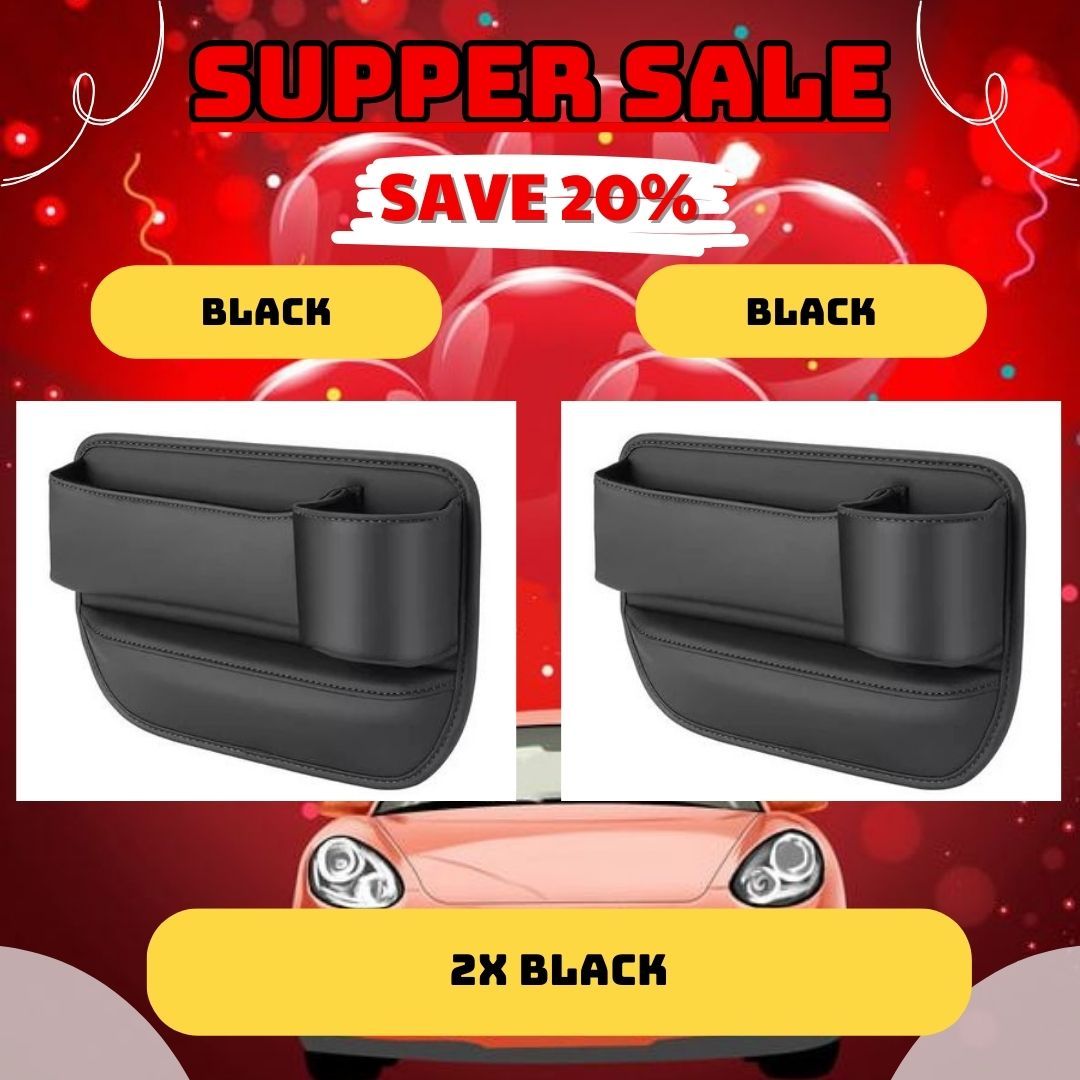 Car Leather Cup Holder Gap Bag - Image 9