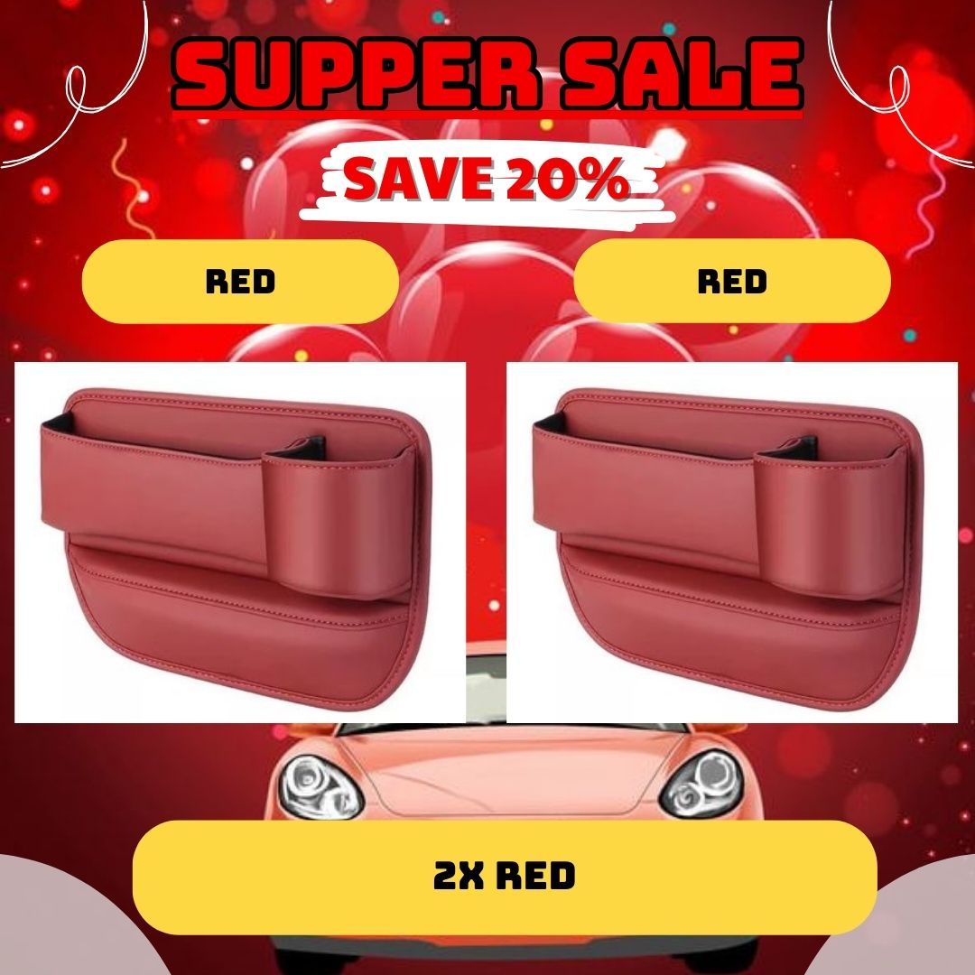 Car Leather Cup Holder Gap Bag - Image 15