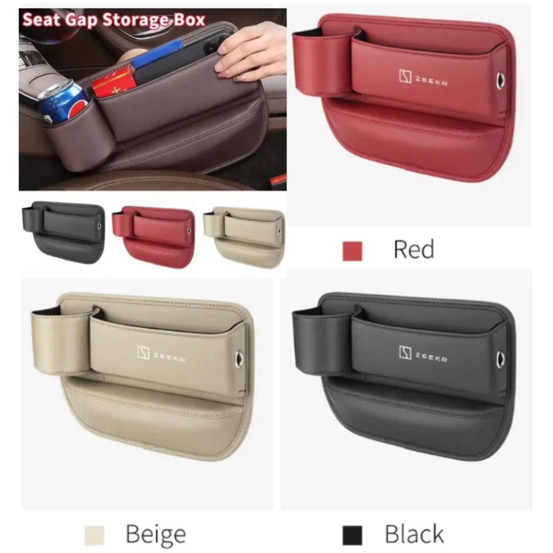 Car Leather Cup Holder Gap Bag - Image 35