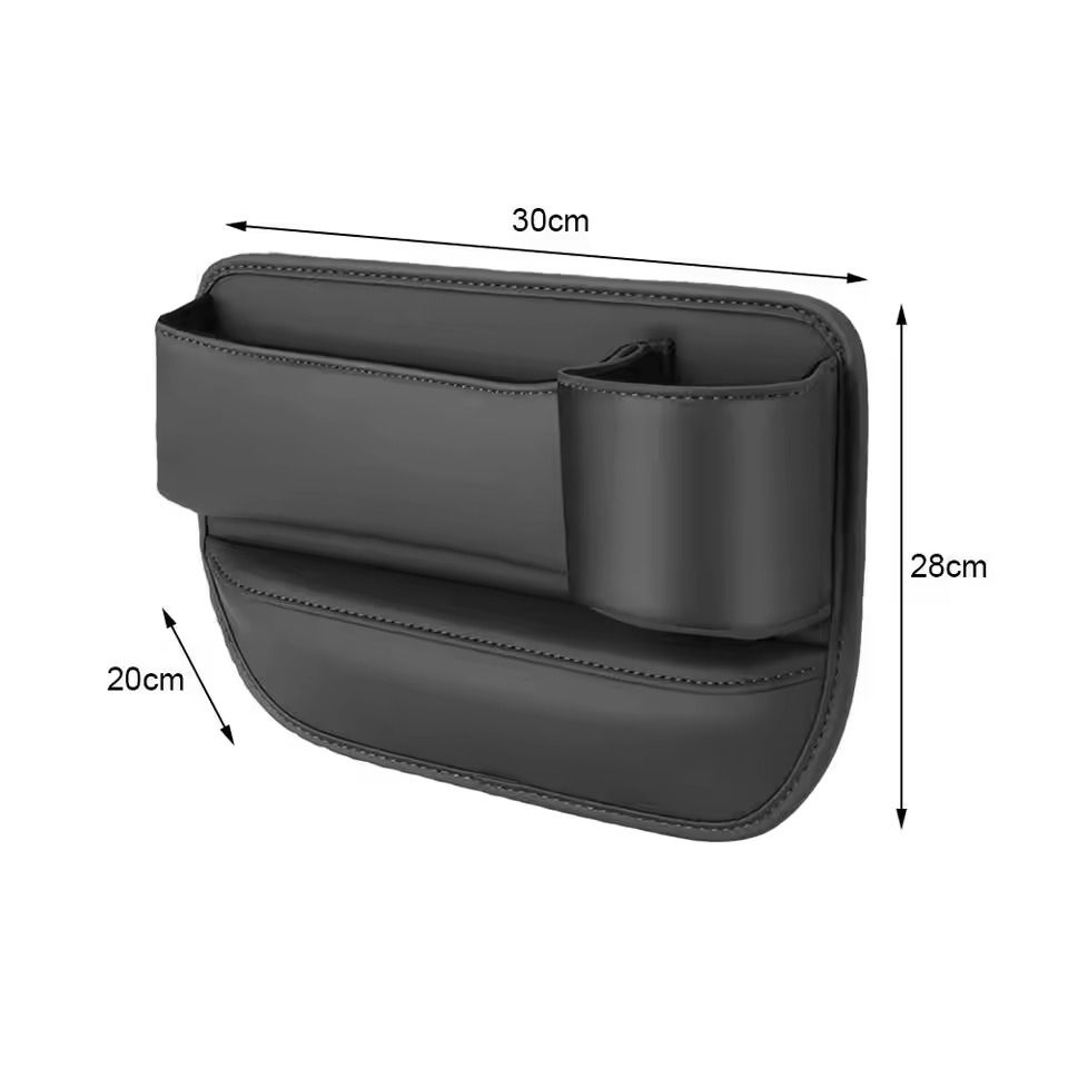 Car Leather Cup Holder Gap Bag - Image 36