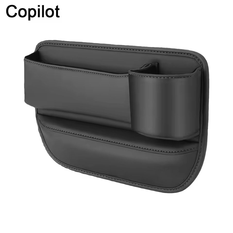Car Leather Cup Holder Gap Bag - Image 46