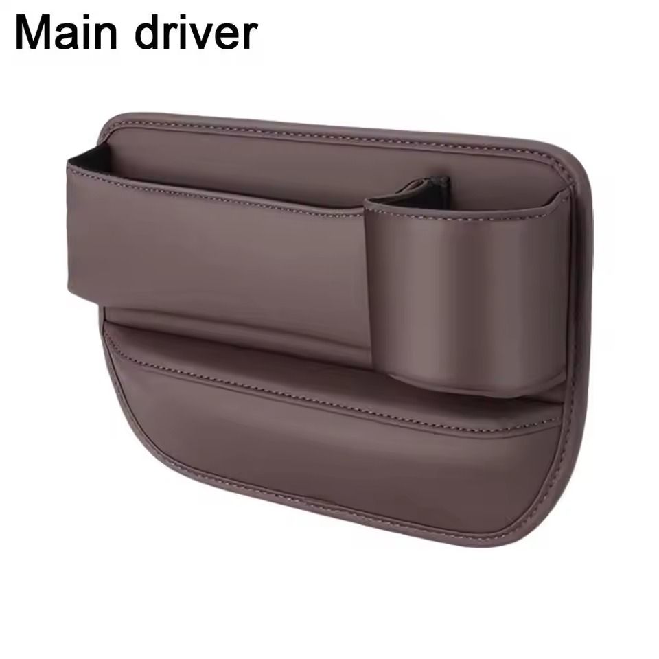 Car Leather Cup Holder Gap Bag - Image 47