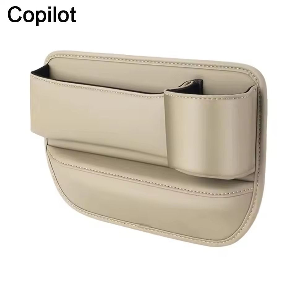 Car Leather Cup Holder Gap Bag - Image 52