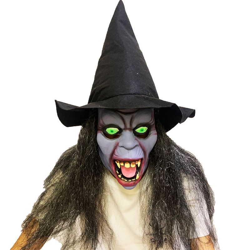π₯ Hot-Selling Halloween Haunted House Latex Mask β Creepy Dark Witch Costume Prop - Image 2