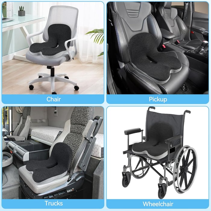 180TSMemory Foam L-Shaped Integrated Seat Cushions - Image 4