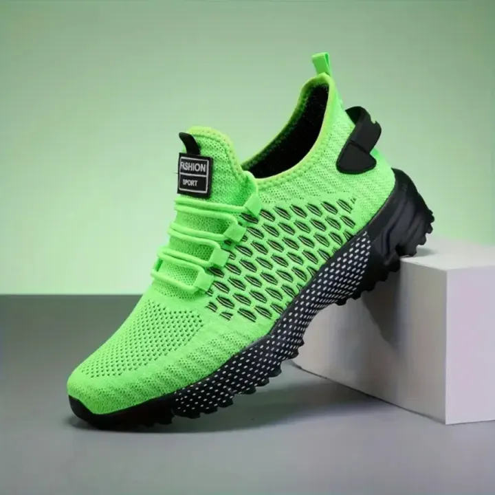 Hot Sale - 60 OFFHigh-Top Performance Athletic Sneakers - Breathable Mesh - Image 9