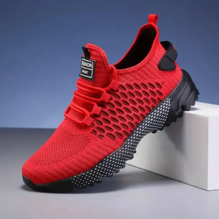 Hot Sale - 60 OFFHigh-Top Performance Athletic Sneakers - Breathable Mesh - Image 10