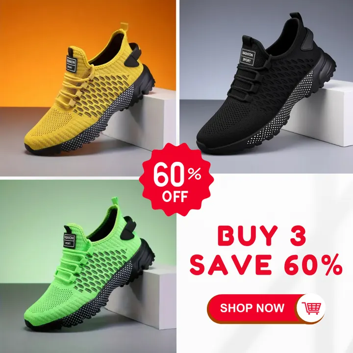 Hot Sale - 60 OFFHigh-Top Performance Athletic Sneakers - Breathable Mesh - Image 17