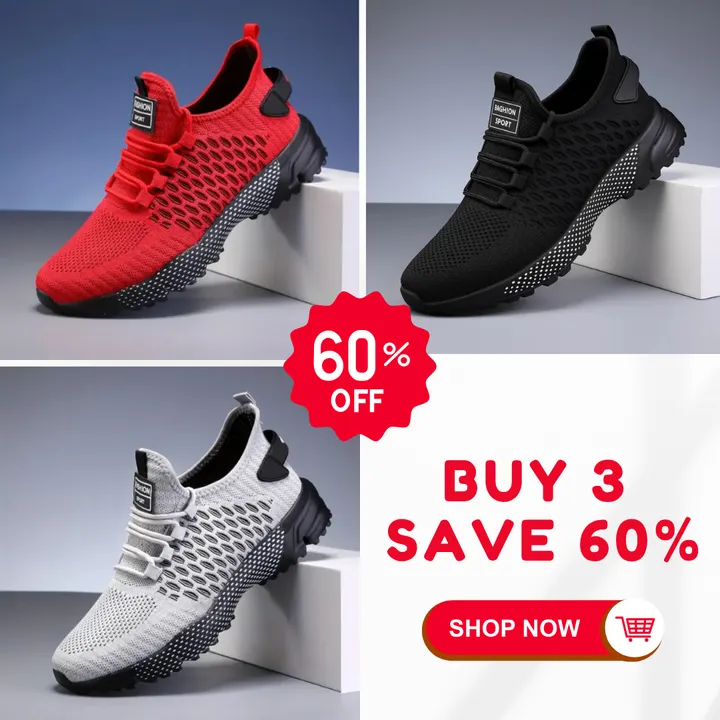 Hot Sale - 60 OFFHigh-Top Performance Athletic Sneakers - Breathable Mesh - Image 18