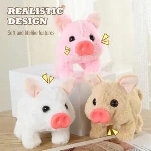 LAST DAY 50 OFF Christmas Special Offer-Electric Pig Plush Realistic Toy-The fin
