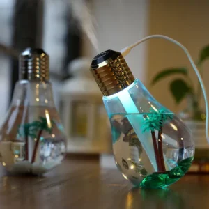 Bulb-Style Mini Humidifier Ultra Mist Desktop Air Humidifier